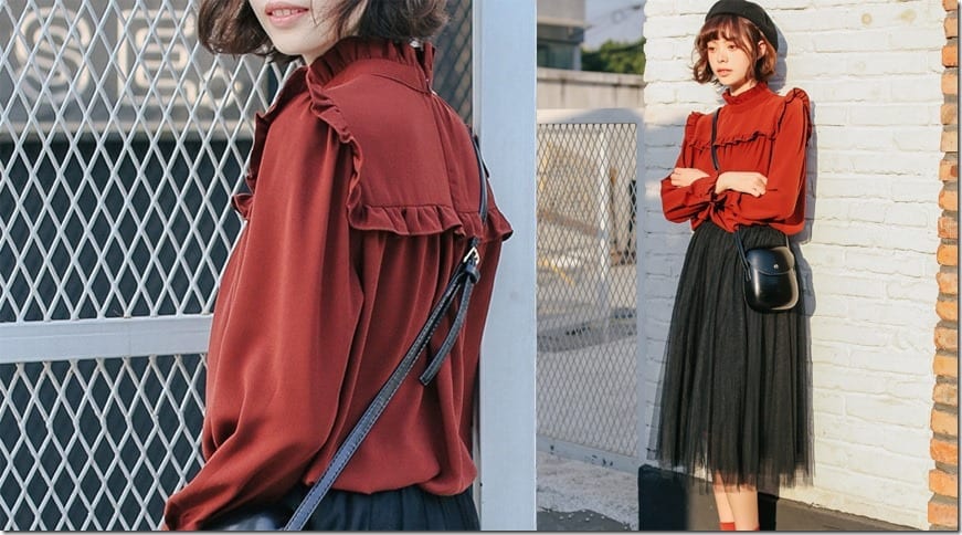 Fashionista NOW: Wear This Frill High Neck Blouse And Exude 80s Retro Style  Vibe