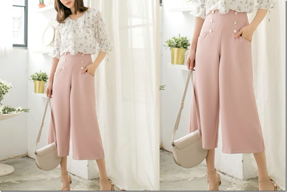 Dressy High Waist Culottes To Complete Your Professional But Chic OOTD