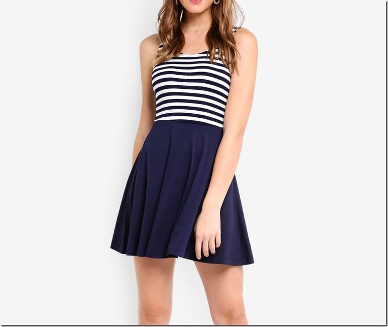 stripe-navy-mini-sleeveless-dress