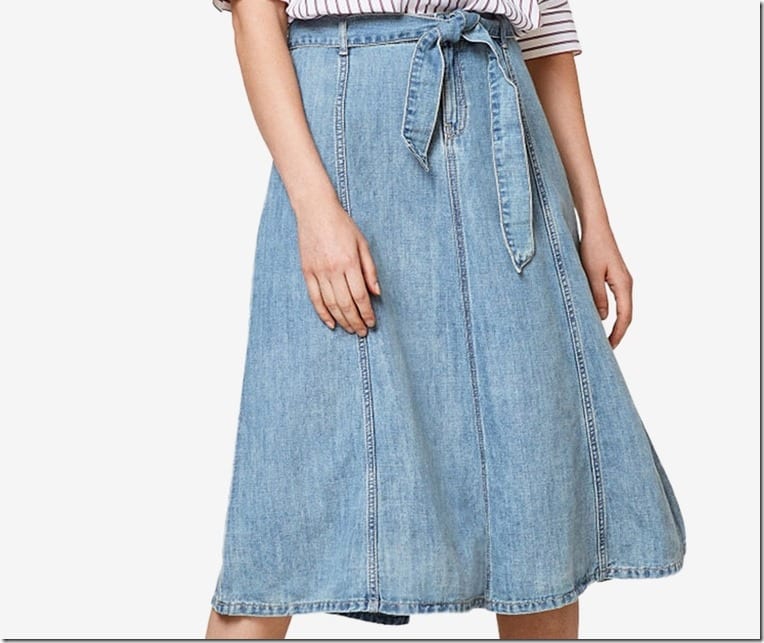 Fashionista NOW: The Denim Skirt Styles To Give Your Denim Fashion Game ...