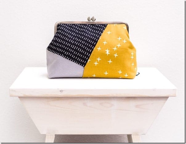 yellow-geometric-colorblock-clutch