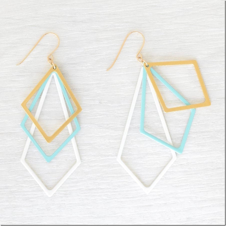 turquoise-layered-statement-geometric-earrings