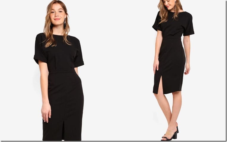 black-drop-shoulder-dress