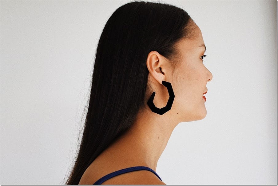 black-open-hoop-earrings