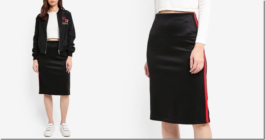 side-stripe-midi-skirt-black