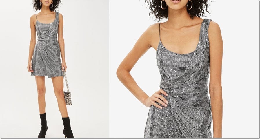 drape-sequin-mini-dress