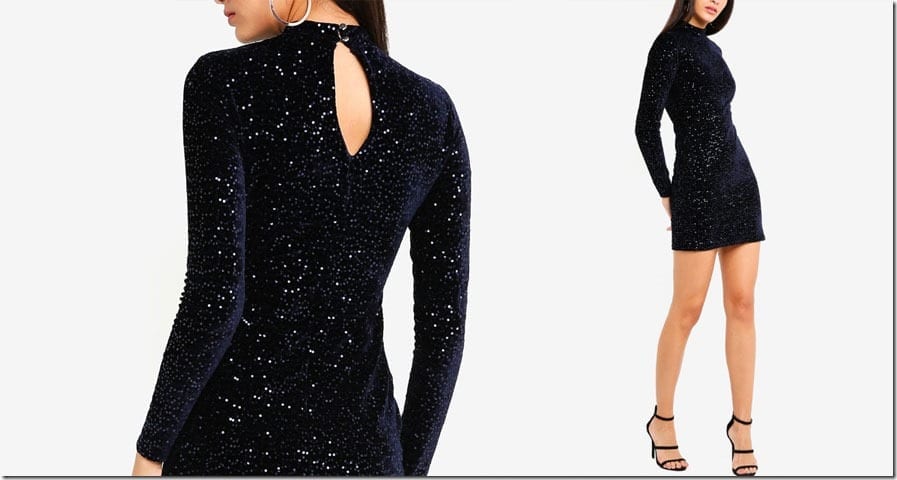 high-neck-sequin-bodycon-dress