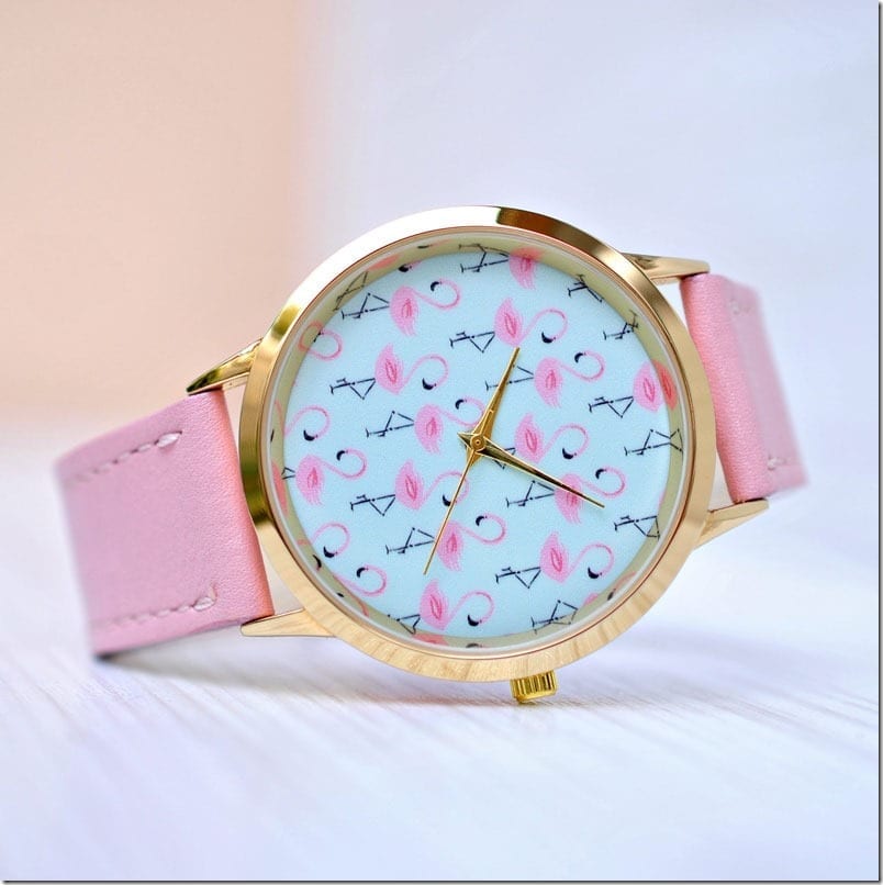 pink-flamingo-statement-watch