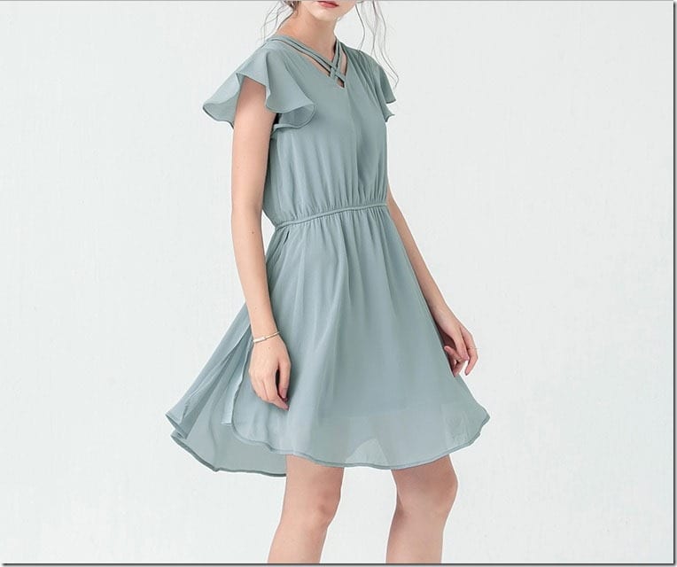 soft-blue-flutter-sleeve-dress