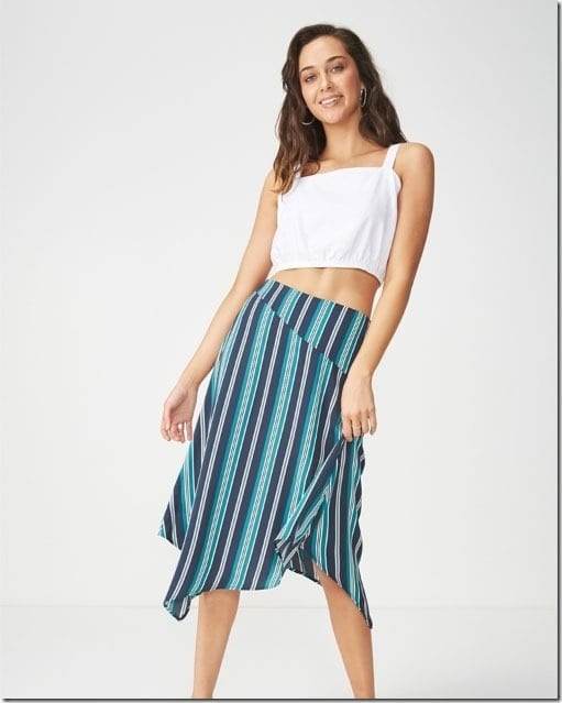 stripe-handkerchief-hem-skirt