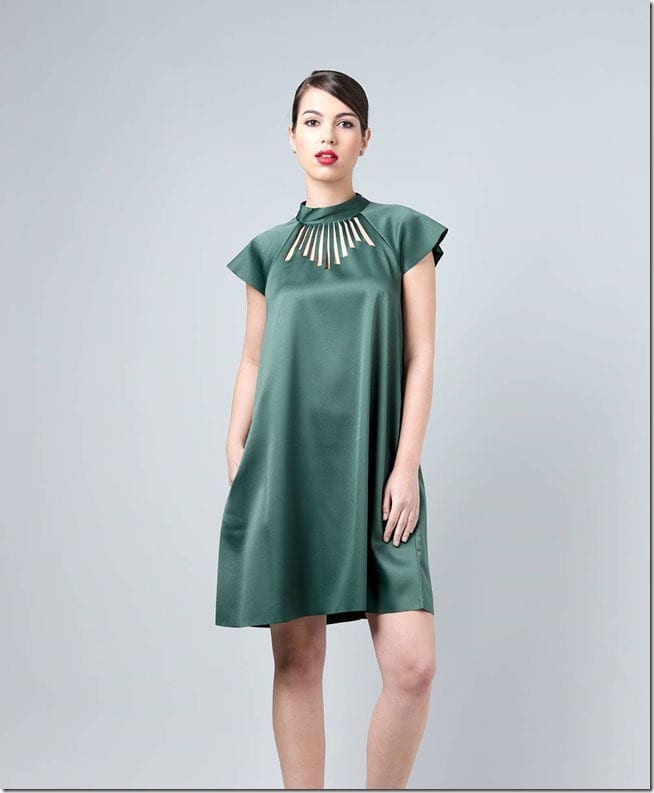 green-cut-out-party-dress