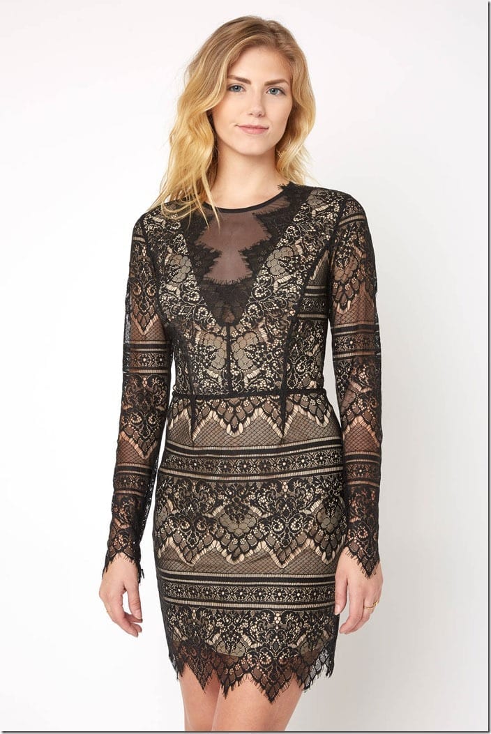 scallop-lace-long-sleeve-mini-dress