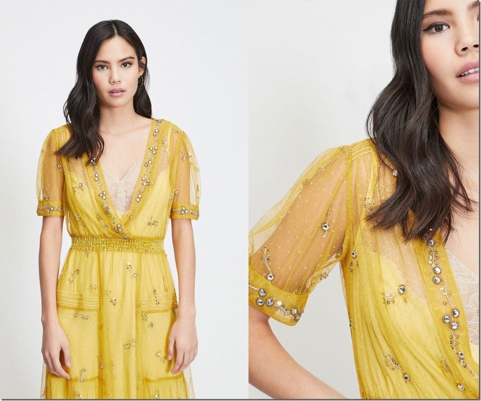 yellow-embellished-lace-slip-dress