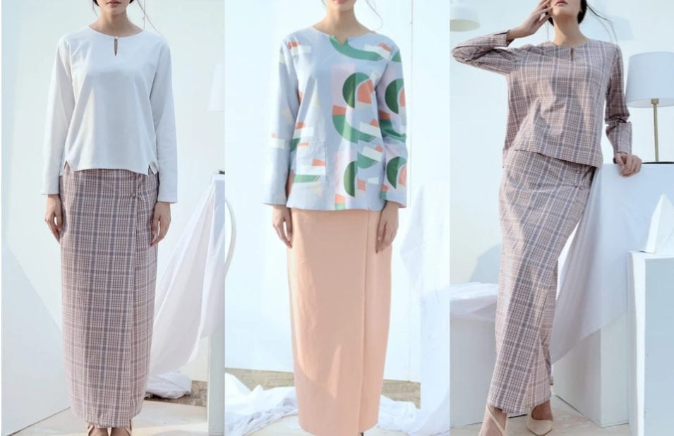 Minimalist Abstract Baju Raya 2020 Fashion Inspiration