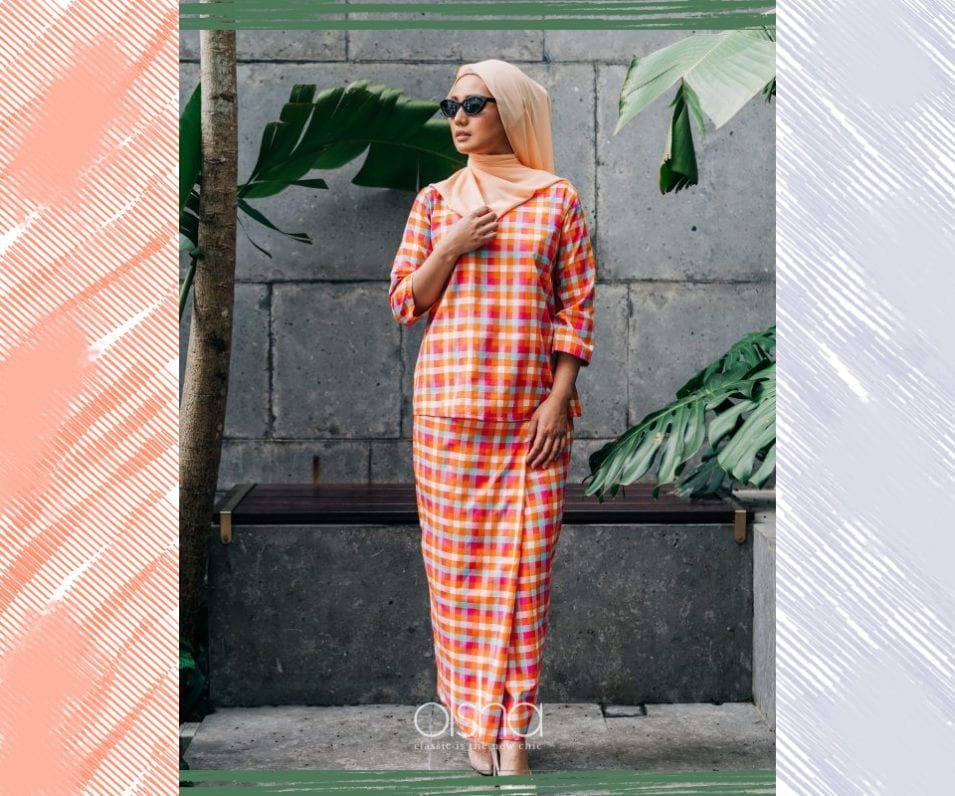  Baju  Raya  2021  Inspo The Modern Plaid Kurung  Style in 