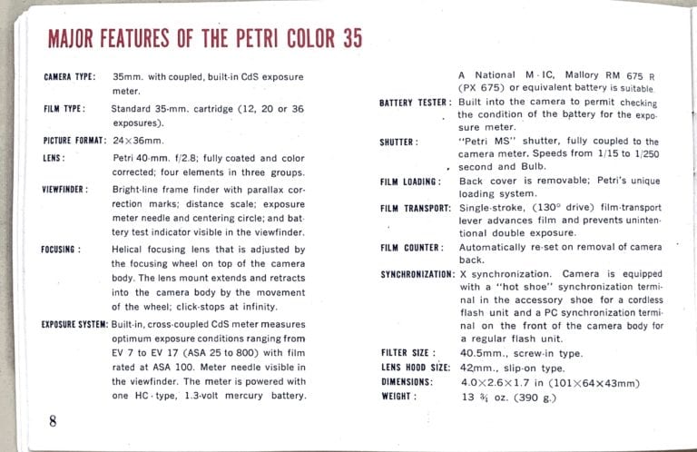 petri color 35 repair manual