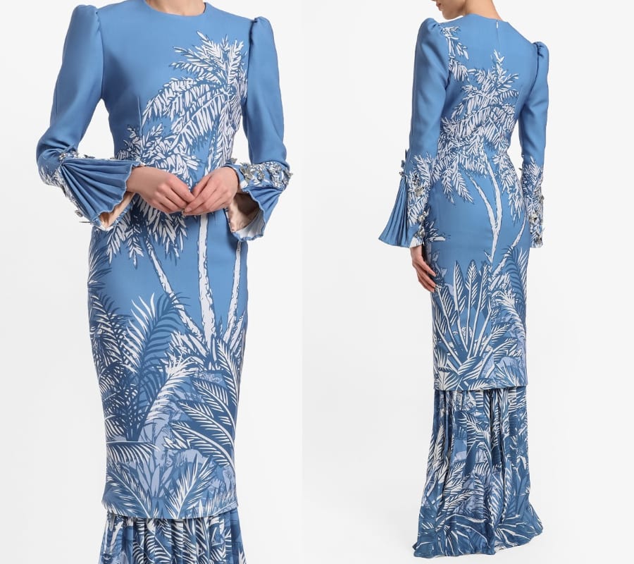 Puff Pleated Sleeve Kurung