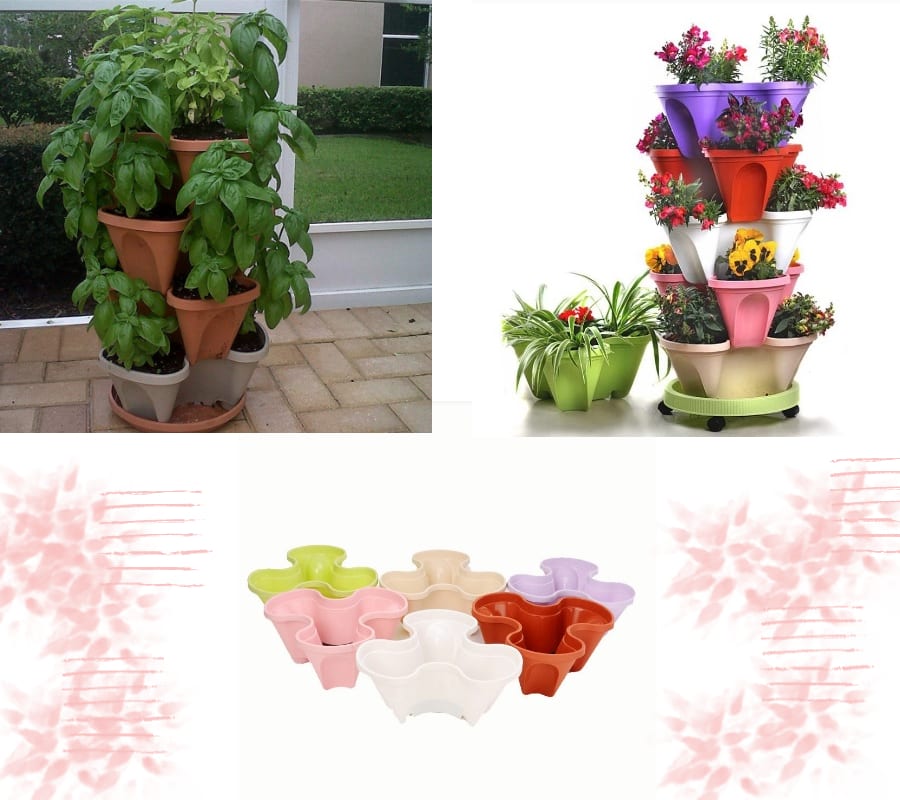 Stackable Planter Pots