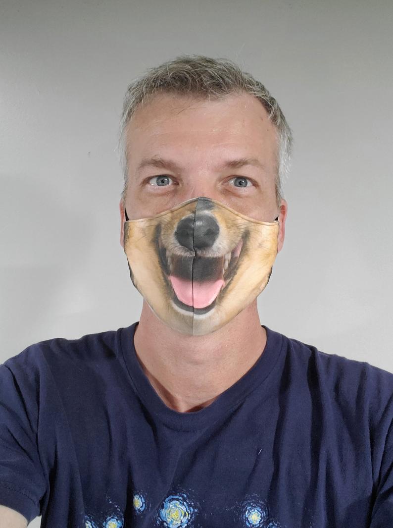 Dog Tongue Face Mask