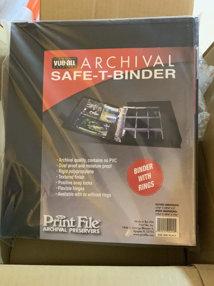Printfile Archival Grade SafeTBinder For Film Sleeves Malaysia