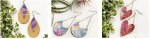Get Artsy Ears With Painting Drop Cloth Earrings