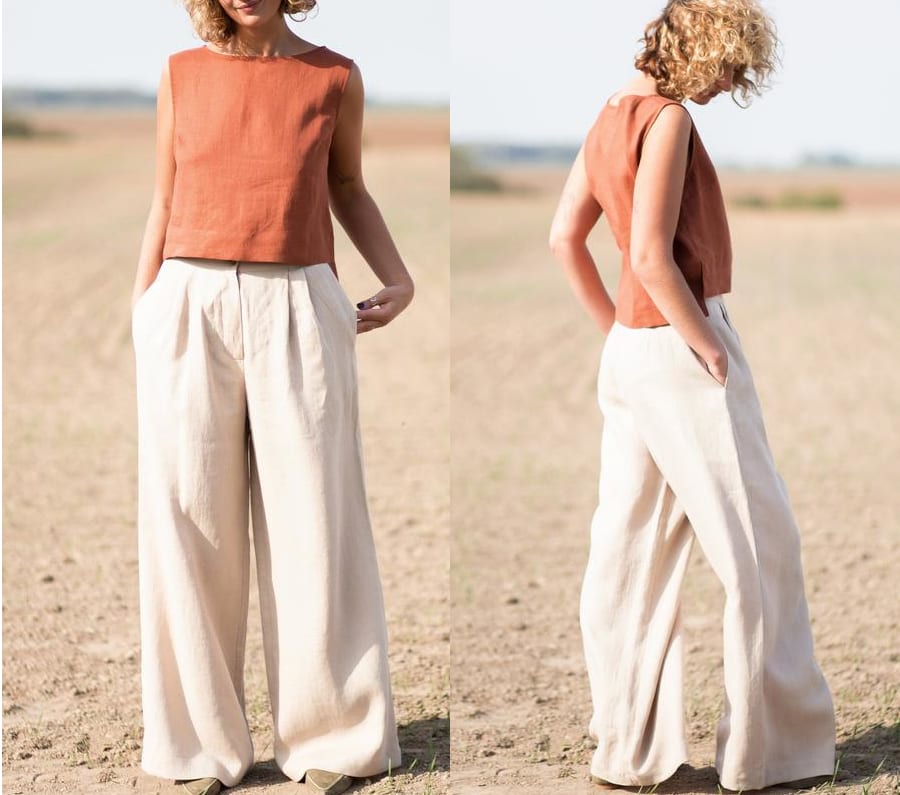 How To Wear Roomy Beige Pants For The Summer 2020?
