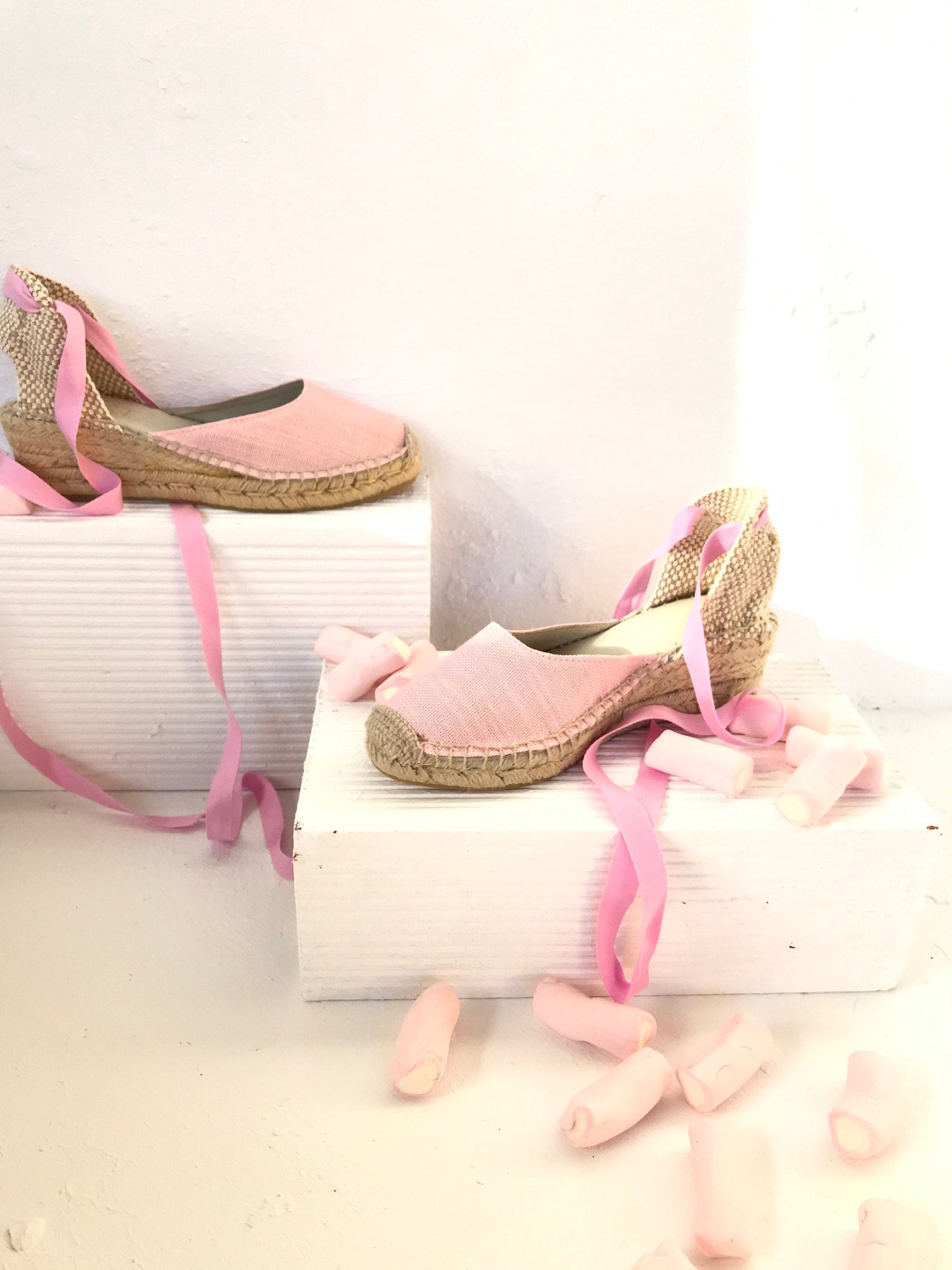 Pink Wedge Summer Shoes