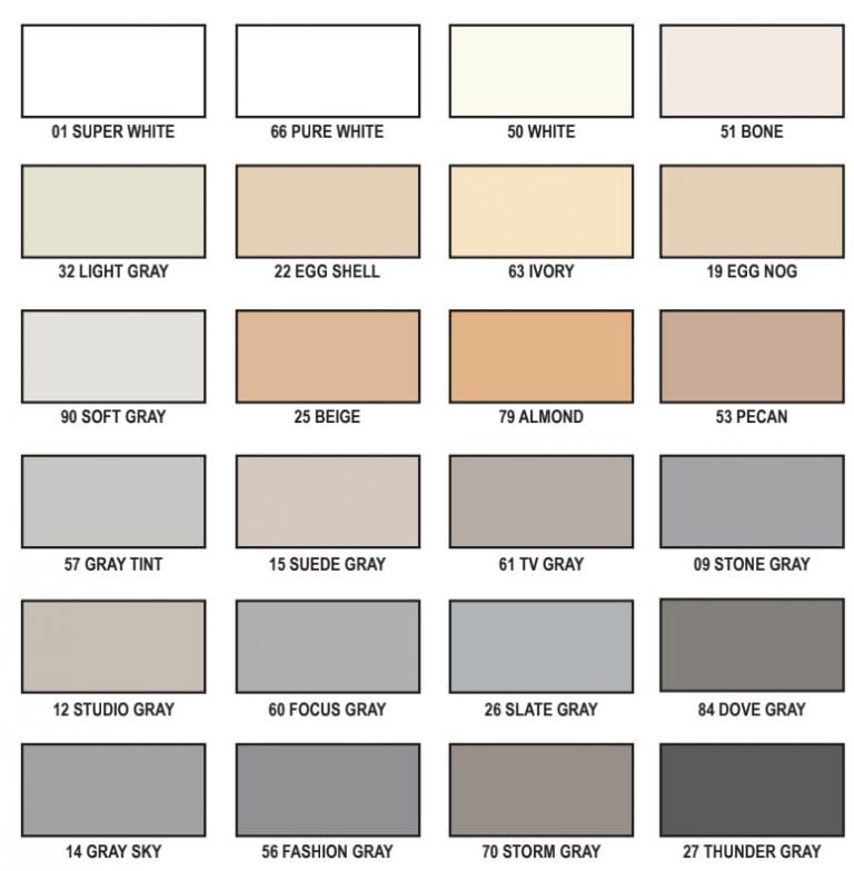 Savage Seamless Paper Color Chart