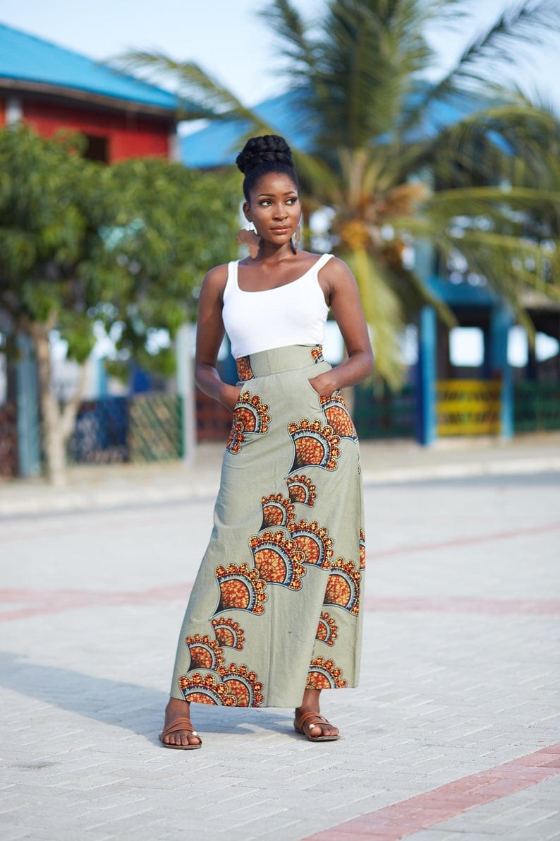 Traditional african clearance skirt