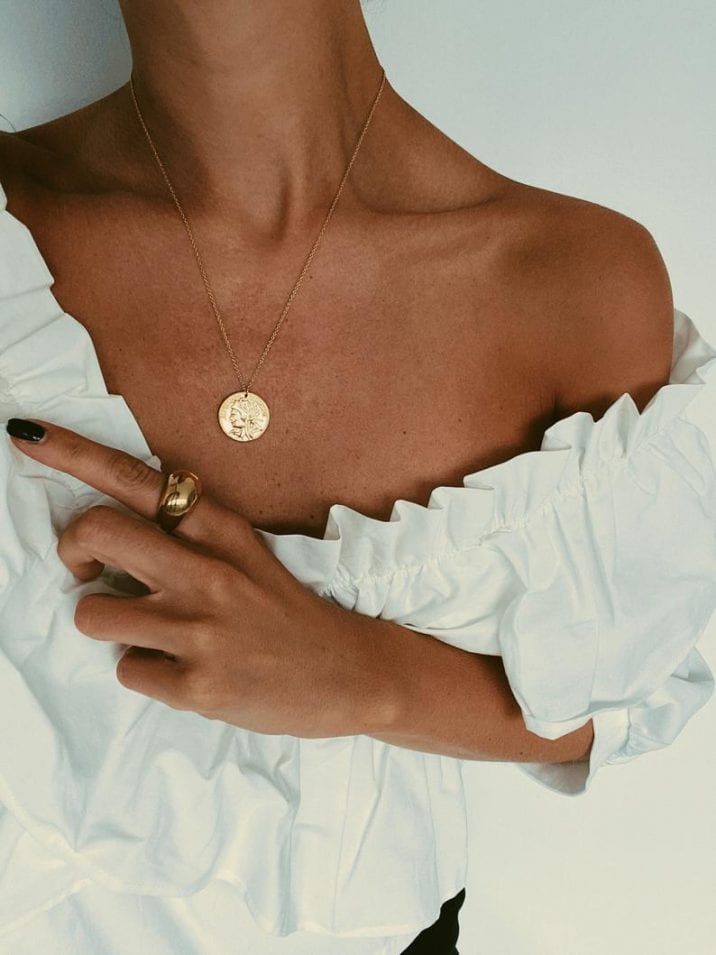 Coin deals necklace trend