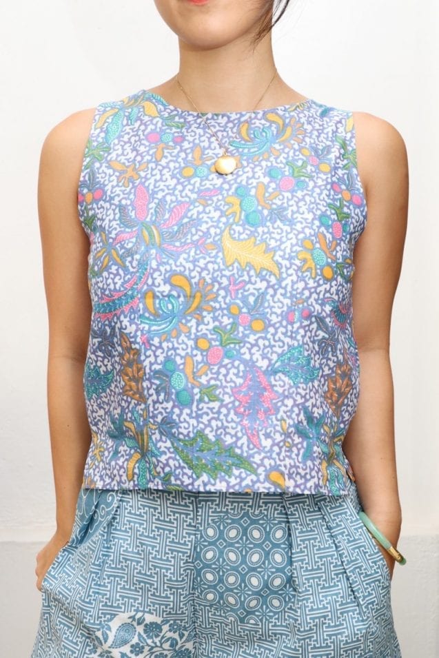 Psychedelic Batik Top