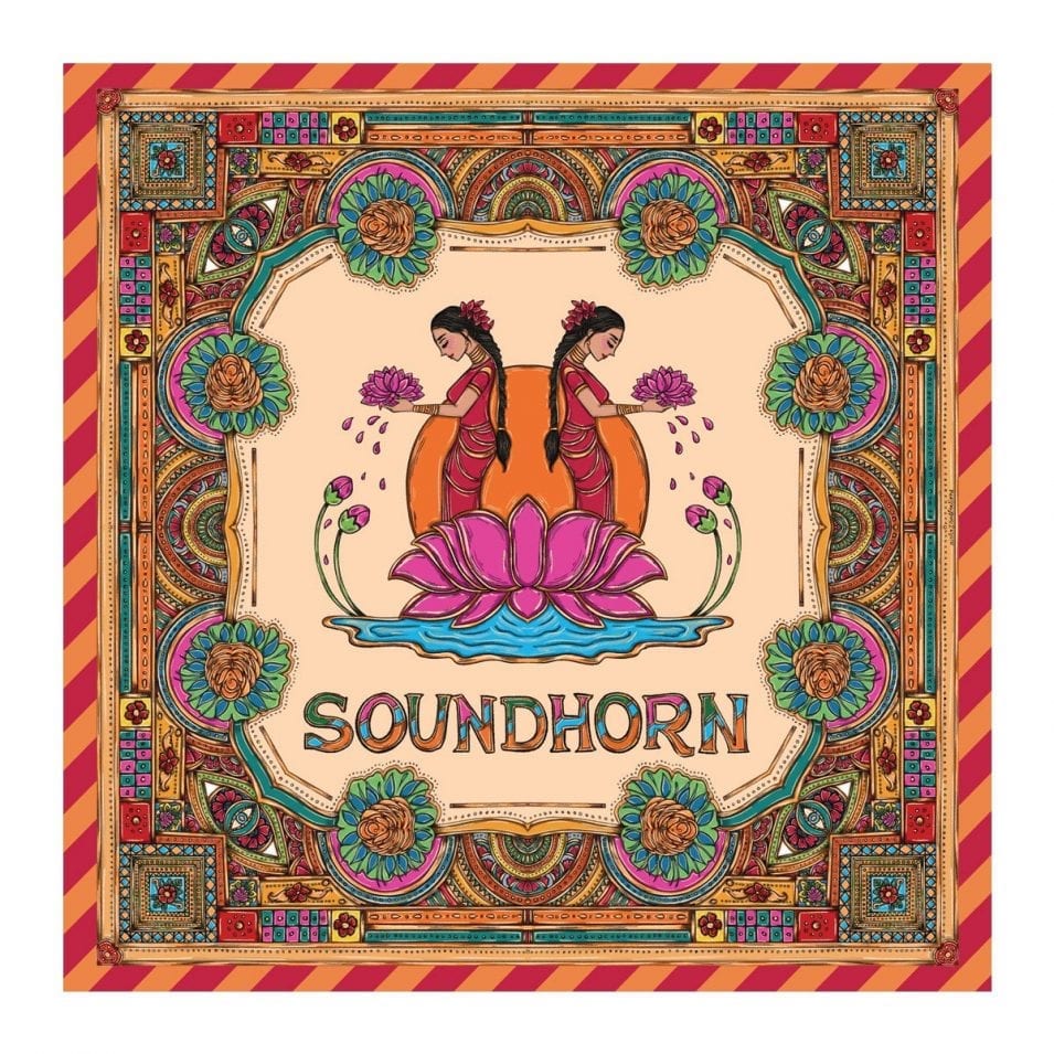 Sound Horn Saree / Indian Truck Art Saree