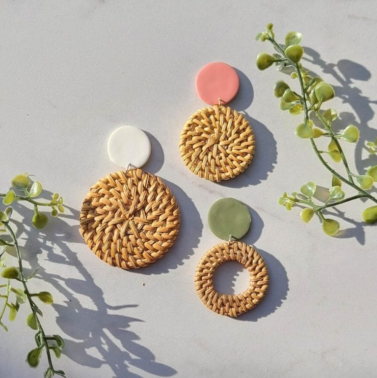 Summer Earring Inspo Rattan Earrings For Rattan Fans