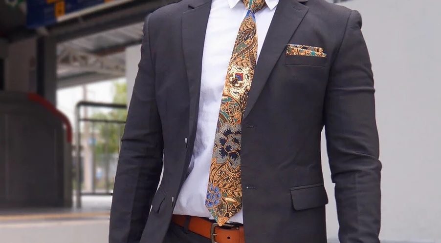 Batik neckties to personalize your official wear with something extra oomphy!