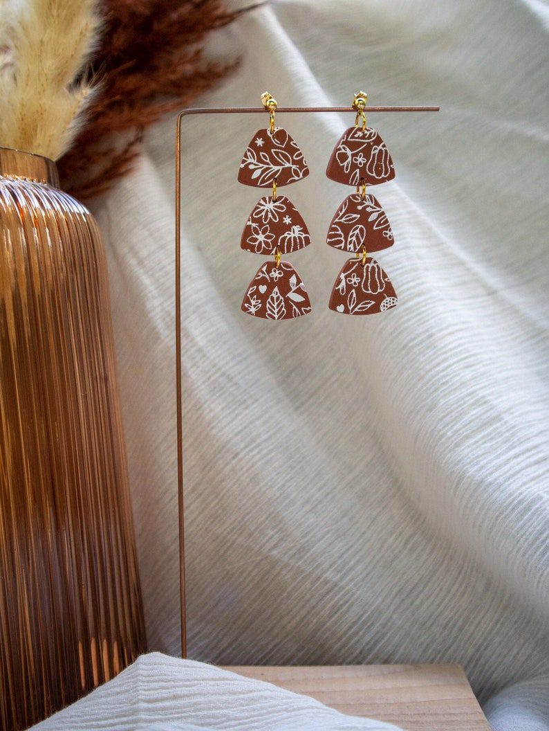Pyau Terracotta Earrings main image 1