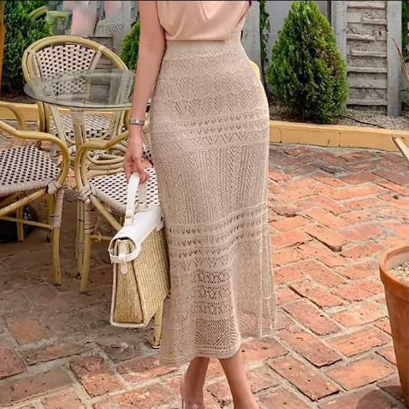 Knit maxi skirt outlet outfit