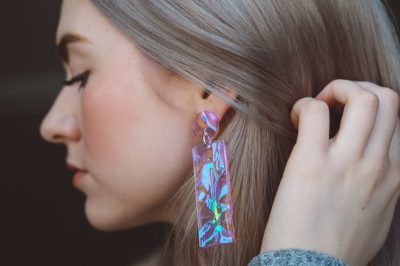 Iridescent Earrings For Ears That Stand OUT