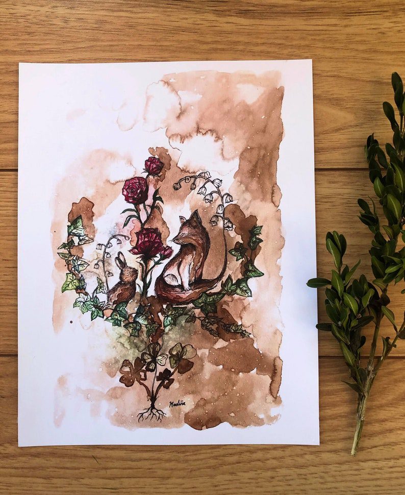 painting with coffee