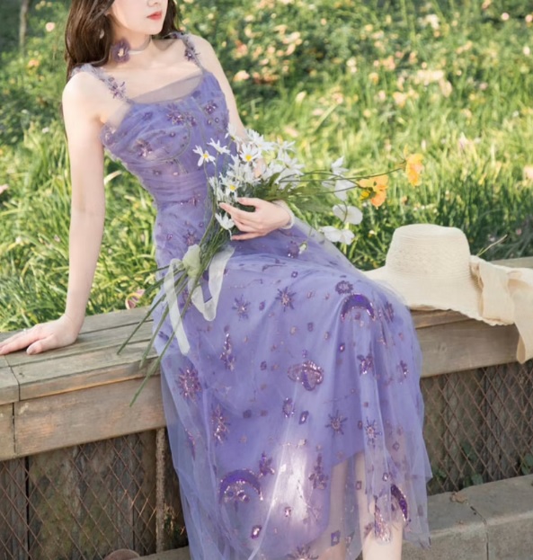 fairycore purple lace dress // CiaoBellaByJune