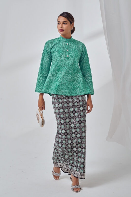 cekak musang style batik kurung