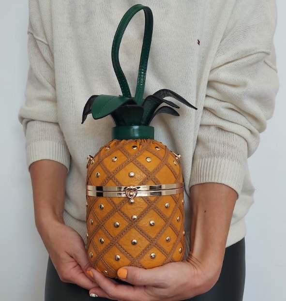 Pineapple 2024 shaped backpack