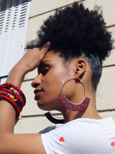 Colorful Jewelry Inspo: African Wax Print Earrings