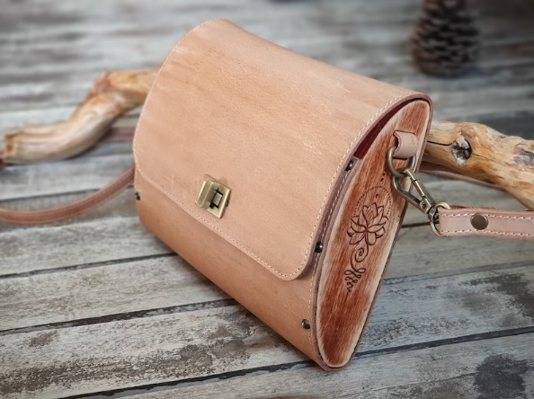 Wooden purse online