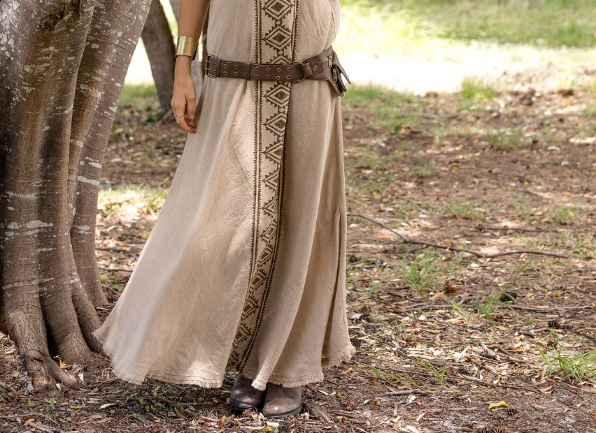 tribal bohemian cotton summer dress // EtnixByron