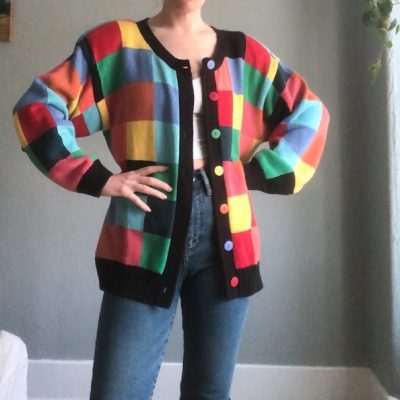 80s Color Block Fashion Inspo in TOPS & Sweaters