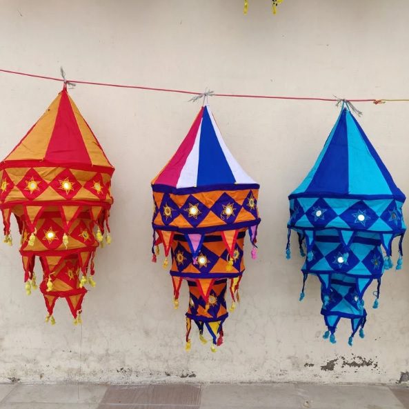 diwali colorful decorative lanterns // DecorMyhomeIndia