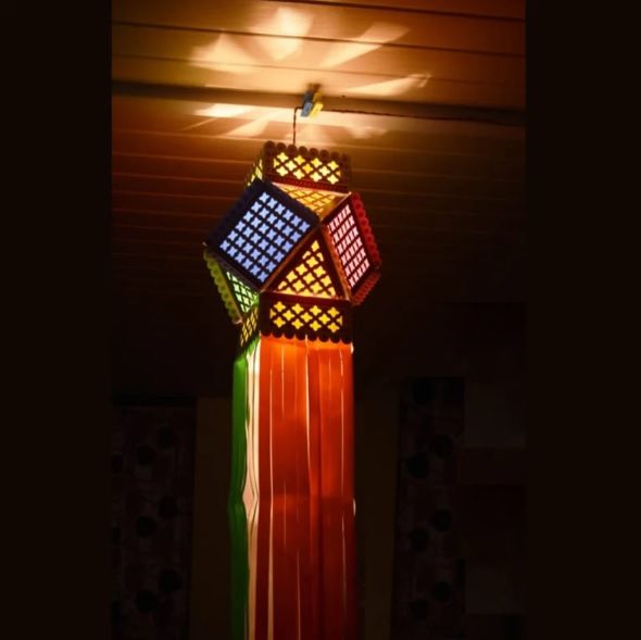 foldable decorative diwali lantern // DeepTraditions