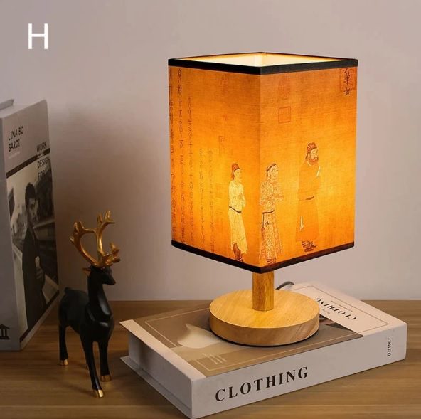 chinese traditional painting table lamp // TimurDIY