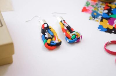 artistic knot statement earrings // BunnyBosworths