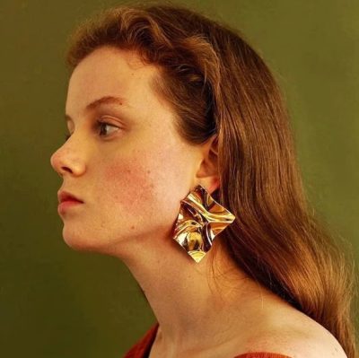 Irregular Crumpled Earrings To Give Your Look An Edgy Oomph